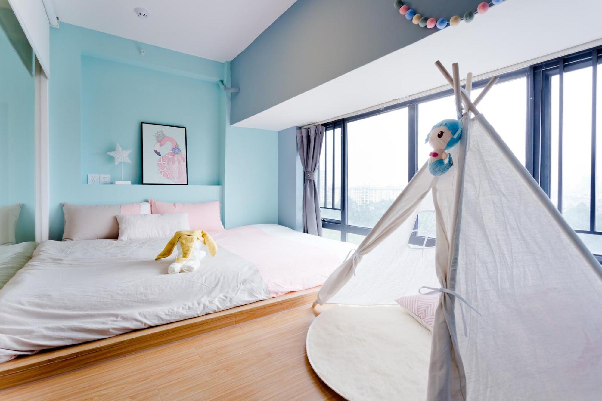 Lavendar Duplex Apartment Guangzhou Exterior photo