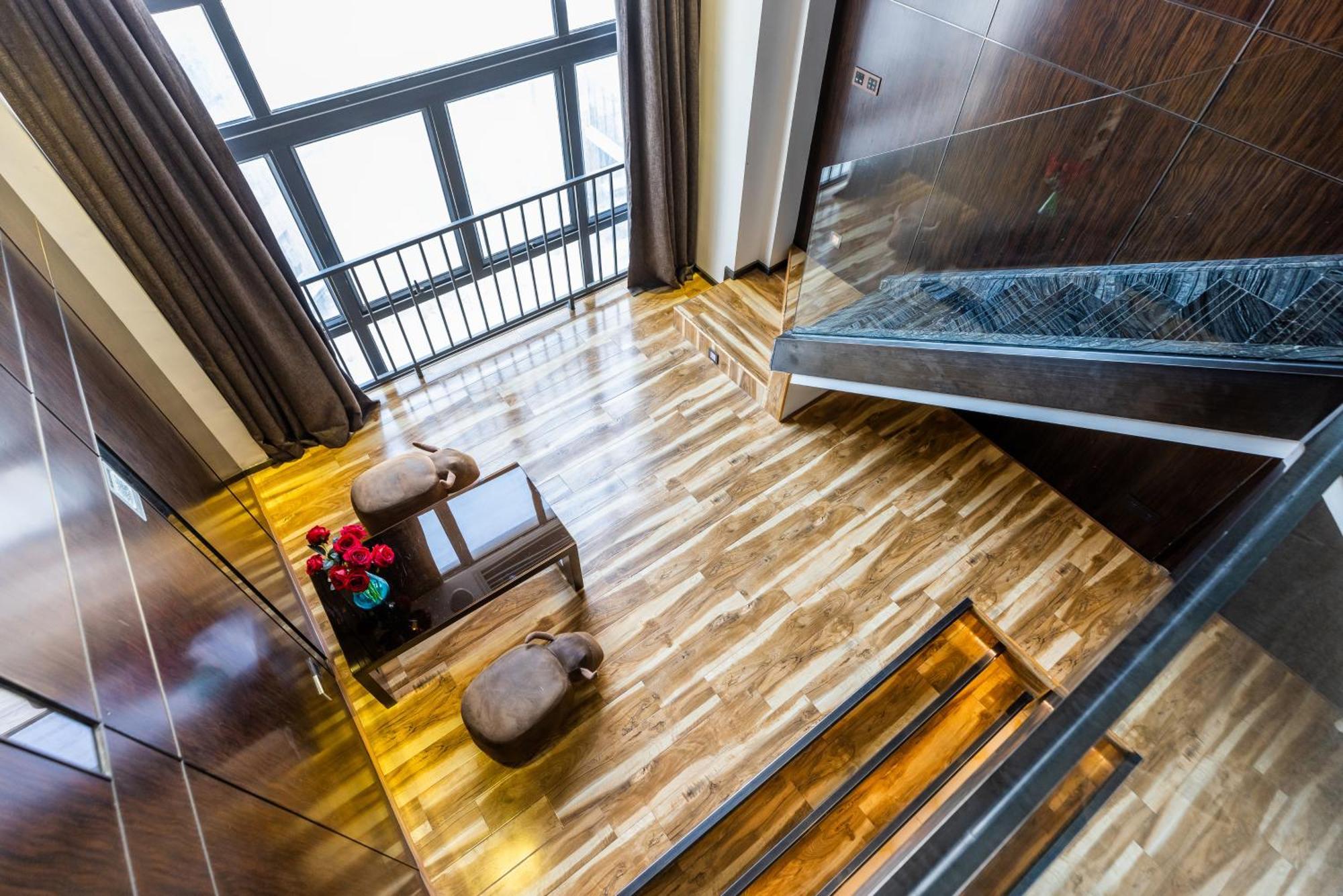 Lavendar Duplex Apartment Guangzhou Exterior photo